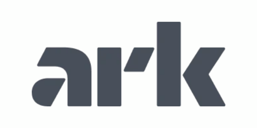 Ark logo in block writing